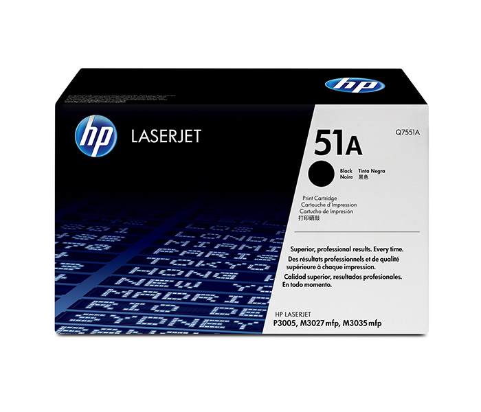 HP 51A Original LaserJet Toner Cartridge - Black (Q7551A) - Zoom Image