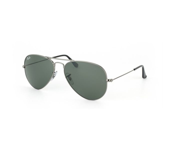 Ray-Ban 0RB3025 W3236 Aviator Gunmetal Frame & Green Mirrored Sunglasses for Unisex - Zoom Image 2