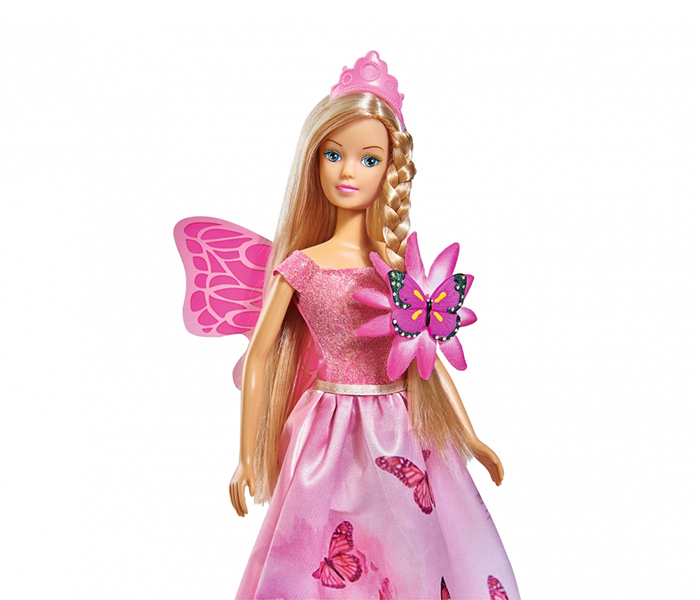 Simba 105733079 29 Cm Steffi Love Butterfly Princess with 2 Hair Ties - Zoom Image 1