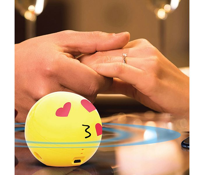 Promate Romanji Mini Wireless Emoji Speaker with Handsfree - Yellow - Zoom Image 8