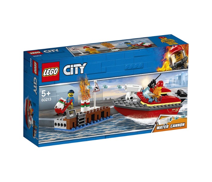 Lego City 60213 Dock Side Fire Assorted - Zoom Image 5