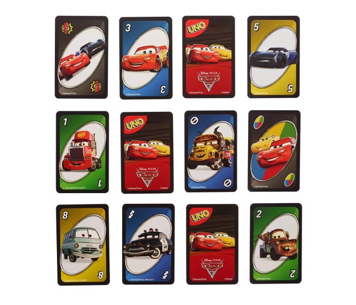 Games FDJ15 UNO Cars 3 Assorted - Zoom Image 3