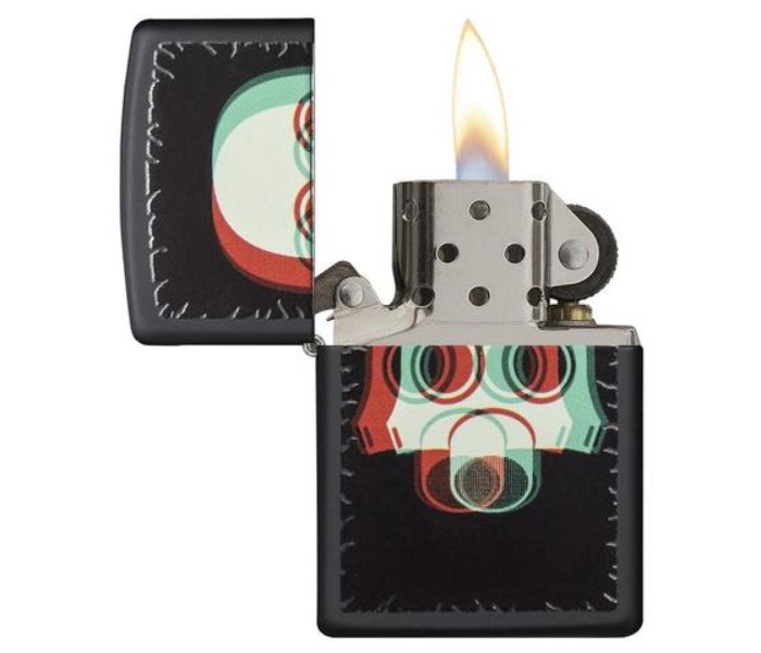 Zippo 29417 218 Nuclear Mask 3D Lighter Black - Zoom Image 1