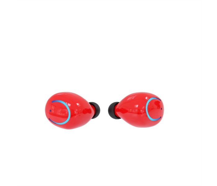 TWS Mini Twin Bluetooth Stereo Earbud with Charging Box Q13S Red - Zoom Image 1