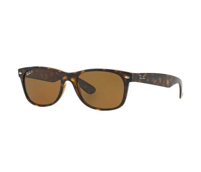 Ray-Ban RB2132902/5755 Wayfarer Tortoise Frame & Light Brown Mirrored Sunglasses for Unisex - Zoom Image