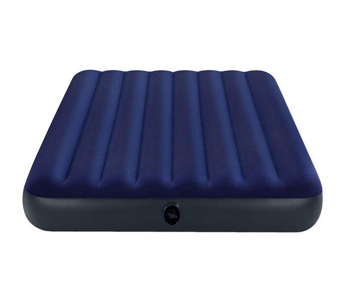 Intex ZX-68758 137 x 191 x 22CM Inflatable Full Size Classic Downy Airbed - Blue - Zoom Image 2