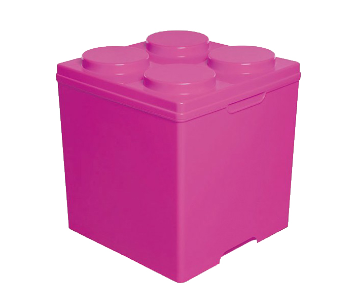 Royalford RF9287 Deep 4 Circles Block Storage Box - Violet - Zoom Image