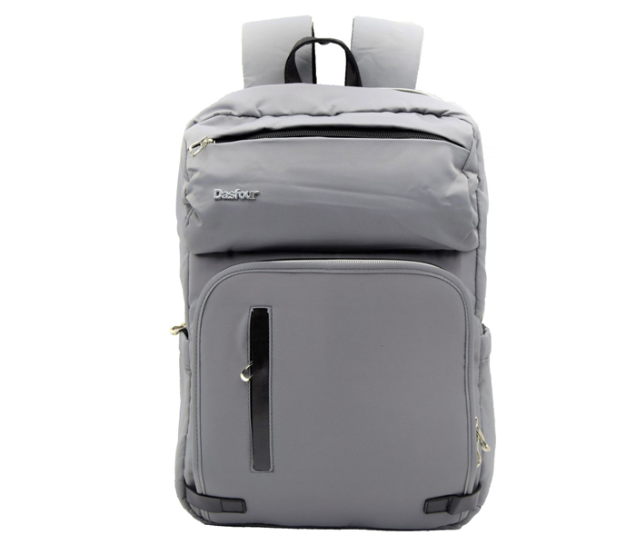 Dasfour AR-094-3 Fashion Backpack Laptop Bag 16 Inches - Grey - Zoom Image 3