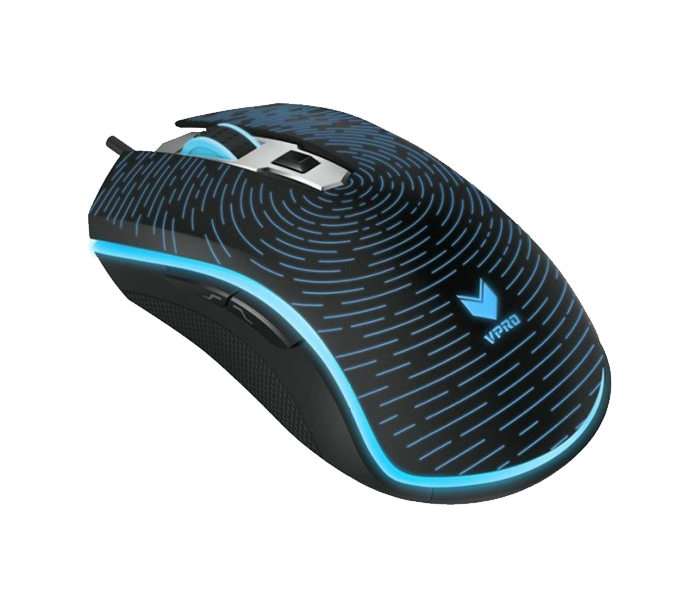 Rapoo V12 Vpro Wired Optical Gaming Mouse - Black 16110 - Zoom Image 4