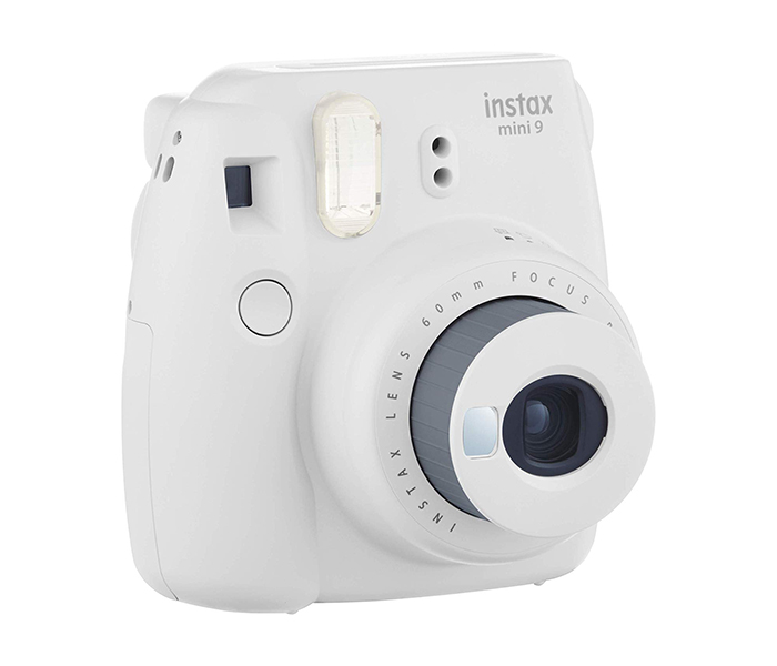 Fujifilm Instax Mini 9 Instant Camera with PU Leather Bag - Smoky White - Zoom Image 1