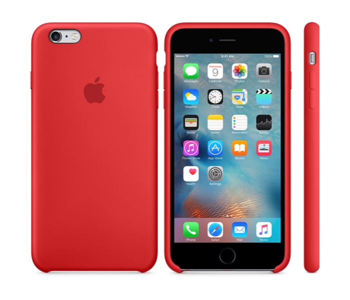 Silicone Case For iPhone 6 And 6S Plus MQAP66SP Red - Zoom Image 2