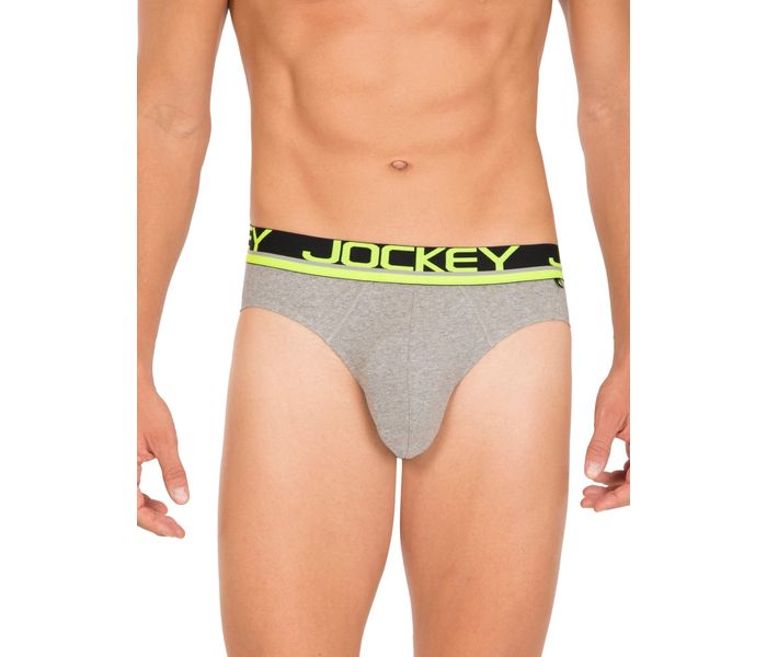 Jockey FP02-0105 Pop Colour Modern Brief, Grey Melange/XL - Zoom Image