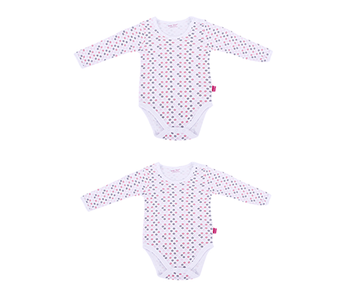 Baby Plus BP2505G 3-6M Girls Long Sleeve Body Suit - 5 Pieces - Zoom Image 2