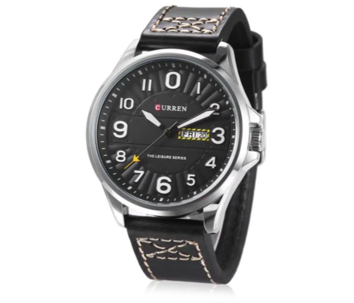 Curren 8269 Analog Quartz Watch For Men Black - Zoom Image 1