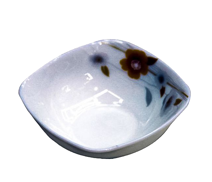 Royalford RF4746 9-inch Opal Ware Square Bowl - White - Zoom Image