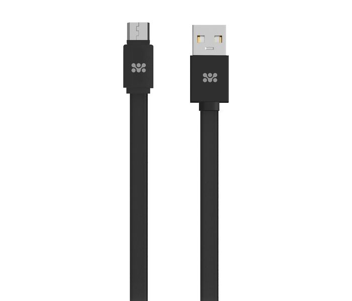 Promate LinkMate-U2F Premium Flat Micro-USB Sync & Charge Cable - Black - Zoom Image 7