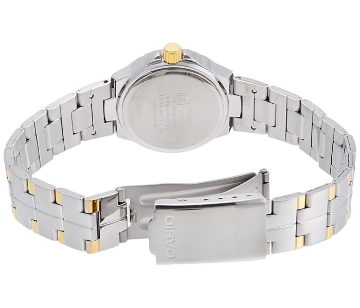 Casio LTP-1242SG-7CDF Womens Analog Watch White and Silver - Zoom Image 1