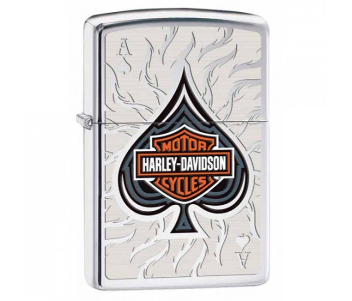 Zippo 28688 250 Harley Davidson Lighter Silver - Zoom Image