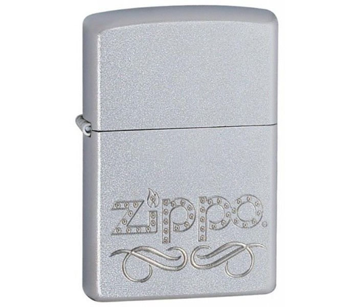 Zippo 24335-205 Scroll Lighter Grey - Zoom Image 2