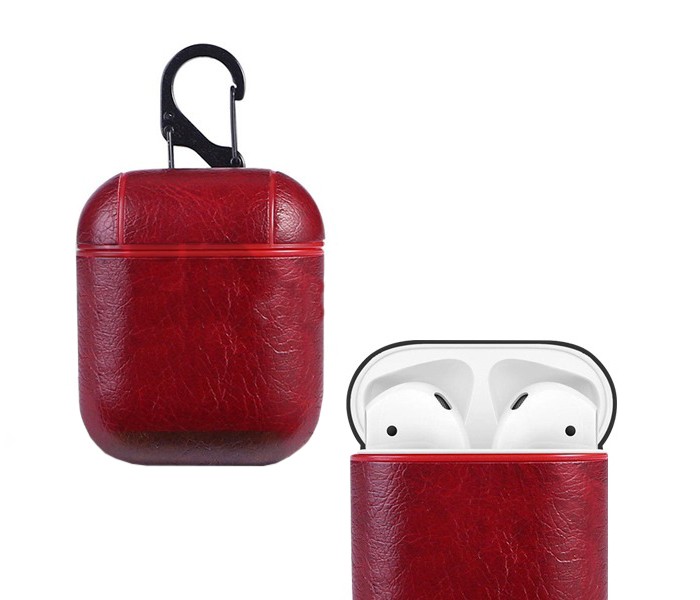 Zoom ZEC-13 Airpod Case Hard Metallic Maroon - Zoom Image