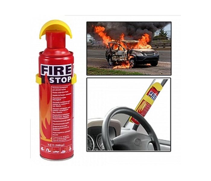 500ml Fire Stop Car Fire Extinguisher with Stand - Zoom Image 1