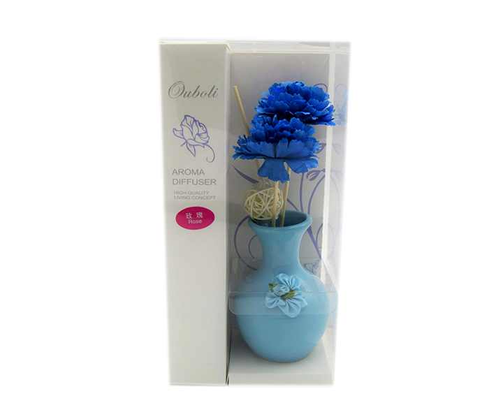 Reed AR-114-4 Decorative Floral Diffuser - Sky Blue - Zoom Image 3