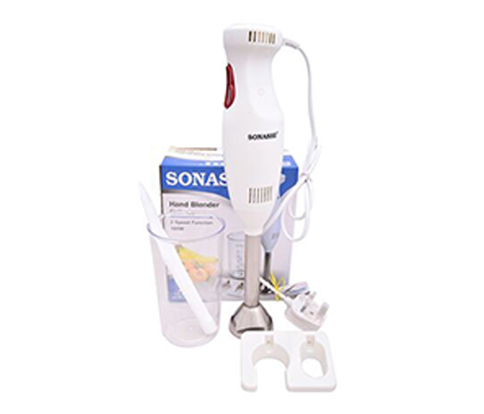 Sonashi SHB-166 Hand Blender with Detachable Stainless Steel Shaft - 500 ml - White - Zoom Image 3