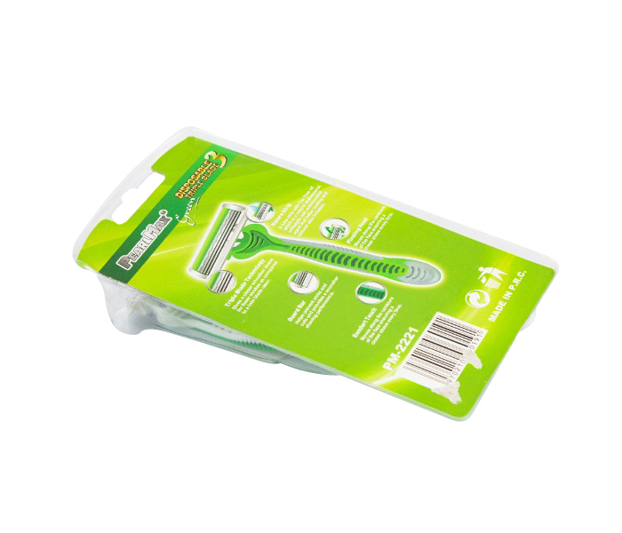 Pearlmax Disposable Triple Blades DD13964 Green and White - Zoom Image 2