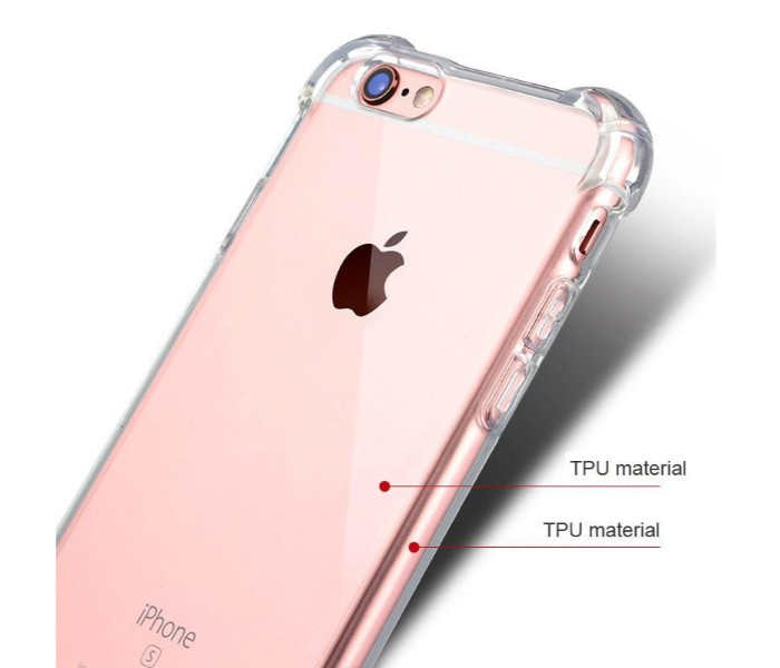 Shockproof Silicone TPU Transparent Back Case For iPhone 6 Plus and 6s Plus SHTCS6 Clear - Zoom Image 5