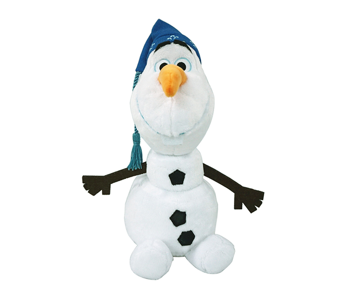 Disney Plush PDP1700046 10-inch Frozen Olaf Wearing Knit Hat Soft Toy - White - Zoom Image