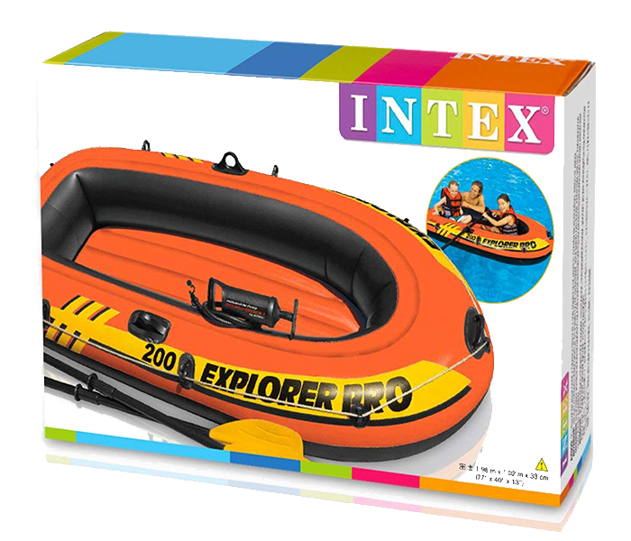 Intex ZX-58357 Explorer Pro 200 Swim Boat - Zoom Image 2