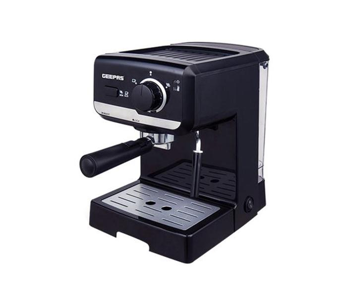 Geepas GCM6108 1.25 Litre Cappuccino Maker - Black - Zoom Image 3