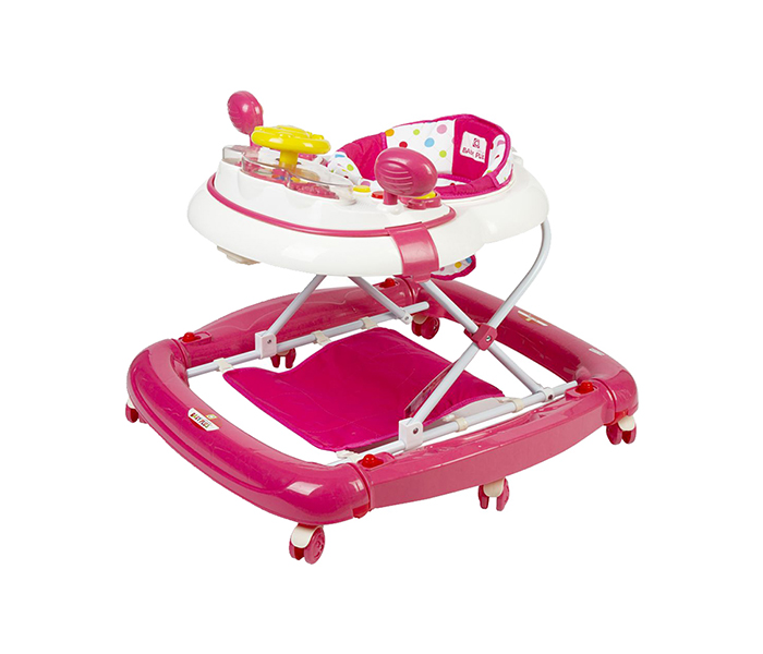 Baby Plus BP8293 Baby Walker with Music - Pink - Zoom Image 3