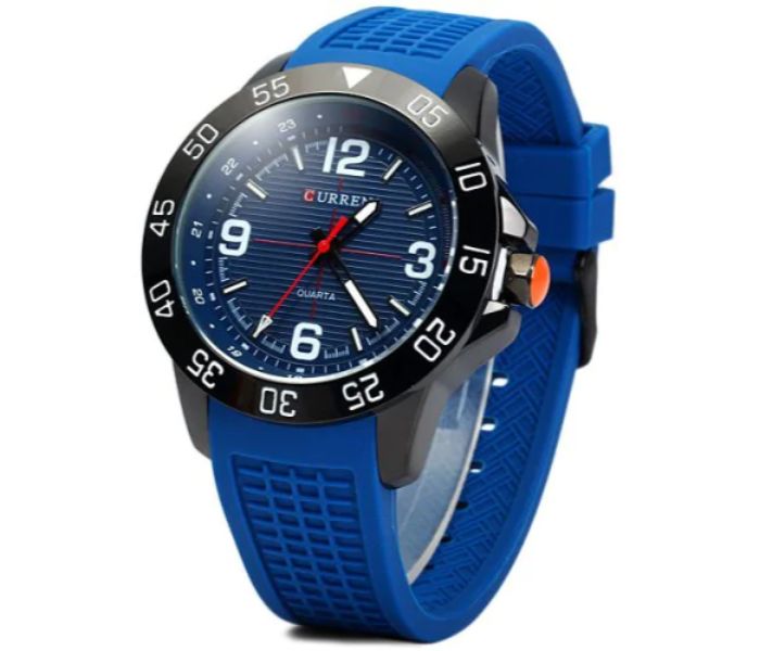 Curren 8181 Analog Quartz Watch For Men Blue - Zoom Image 1