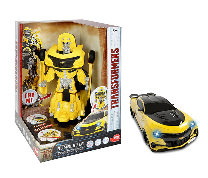 Dickie M5 Transformers Robot Fighter Bumblebee -24Cm Yellow - Zoom Image