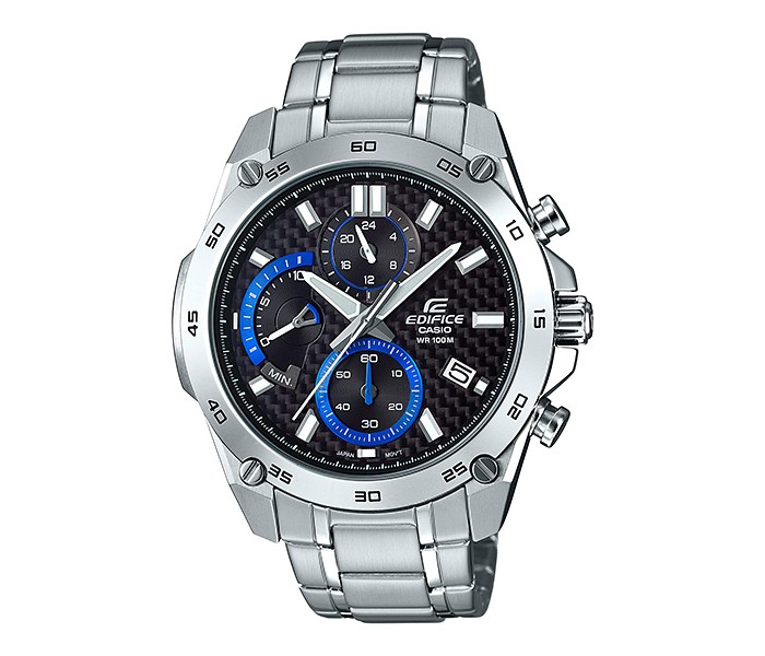 Casio Edifice EFR-557CD-1AVUDF Mens Analog Watch Silver and Black - Zoom Image