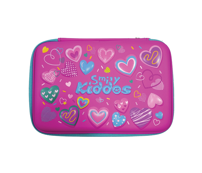 Smily Kiddos SK11001002 Double Compartment Pencil Case - Pink - Zoom Image 4