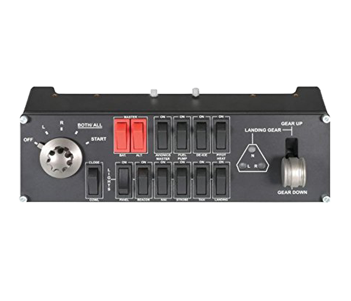 Logitech 945-000012 G Saitek Pro Flight Switch Panel - Black - Zoom Image 5