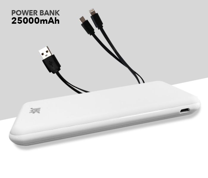 JYF 77 25000 mAh Power Bank Black- White - Zoom Image 1