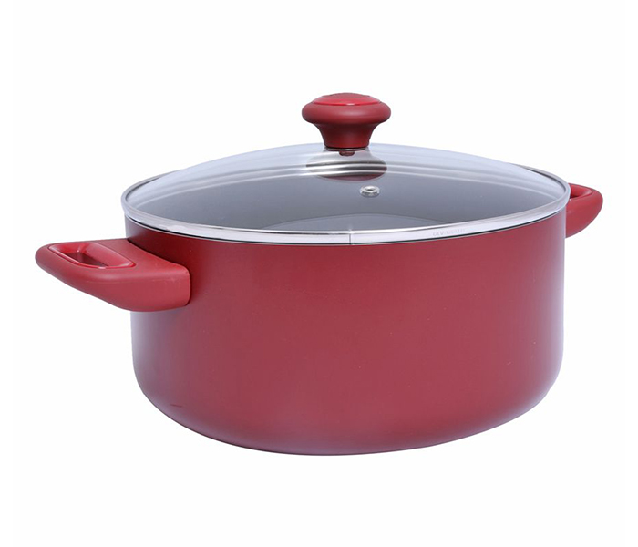 Prestige PR21525 8L Classique Pro Covered Stockpot - Red - Zoom Image 1