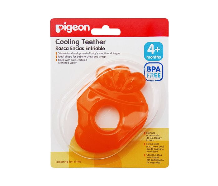 Pigeon N11583476A Cooling Teether - Orange - Zoom Image