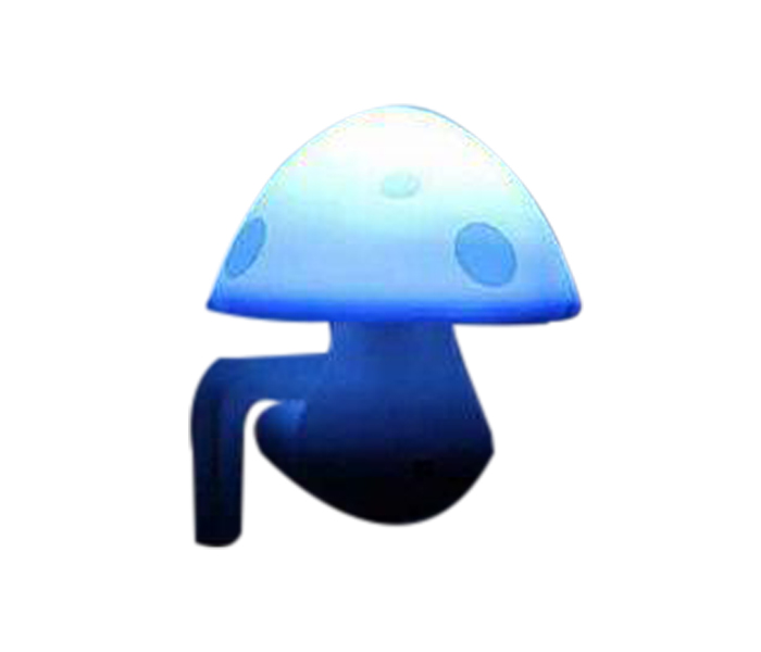 New Fashionable Mushroom Design LED Night Lamp - Blue - Zoom Image 2