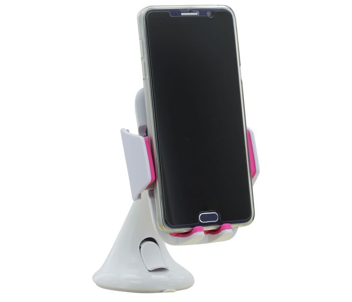 Promate Mount Universal Car Mount Mobile Grip Holder with Suction Cup - Pink - Zoom Image 1