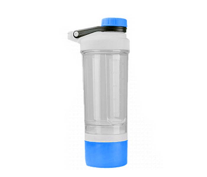 Portable Plastic Sport Water Bottle Drink Shaker 500ML - Blue  - Zoom Image 2