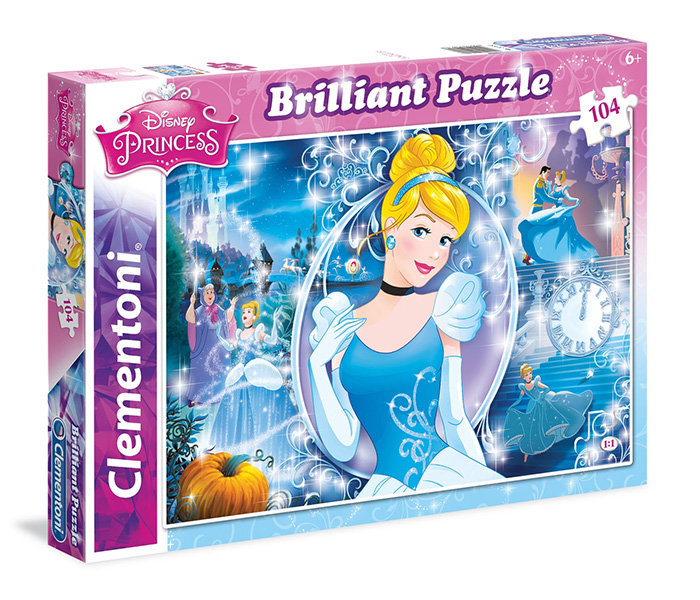 Clementoni 20132 Princess Olografico Cinderella Children Puzzle - 104 Pieces - Zoom Image 2