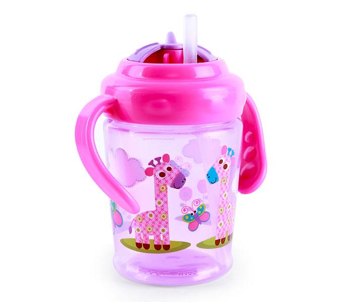 Baby Plus BP5167 Baby Training Cup with Two Handle - Pink - Zoom Image