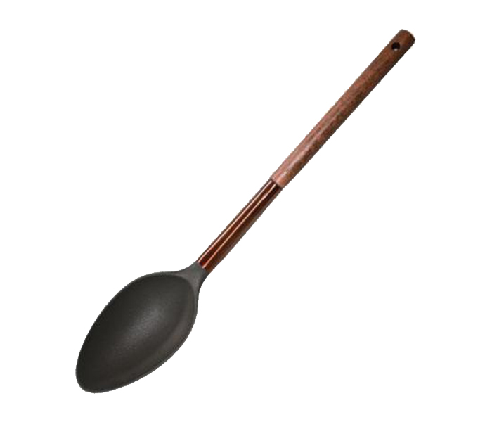 Royalford RF8330 Nylon Serving Spoon with Wooden Handle - Zoom Image