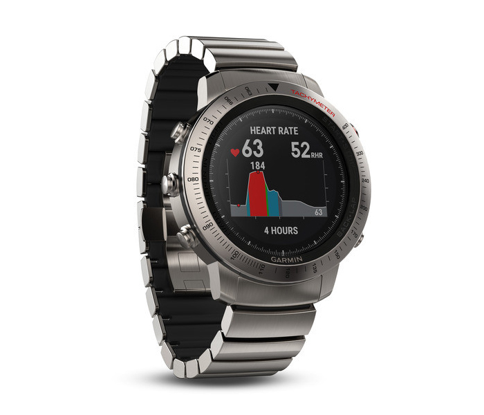 Garmin Fenix Chronos Hybrid Smartwatch With Metal Strap - Silver - Zoom Image 3