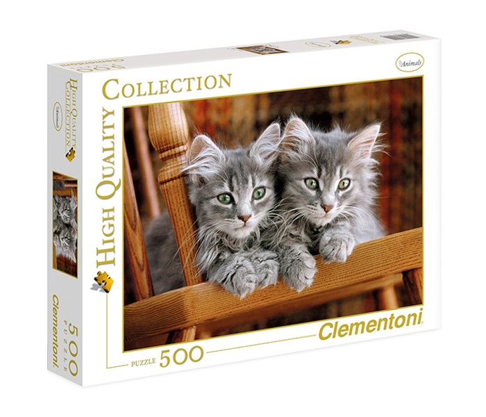 Clementoni 30545 High Quality Collection Kittens Adult Puzzle - 500 Pieces - Zoom Image 2