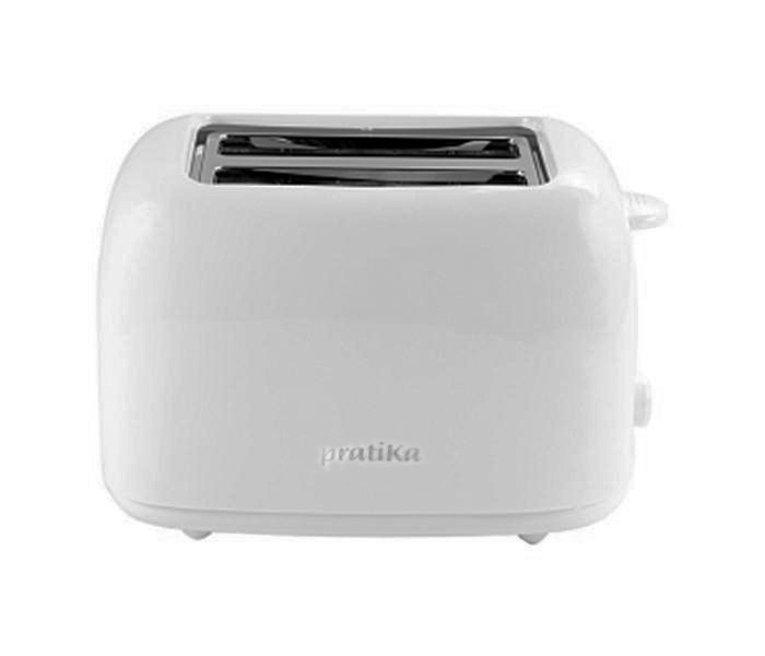 Pratika TT-100 2 Slice Bread 750w Toaster with Cool Touch - White - Zoom Image 2